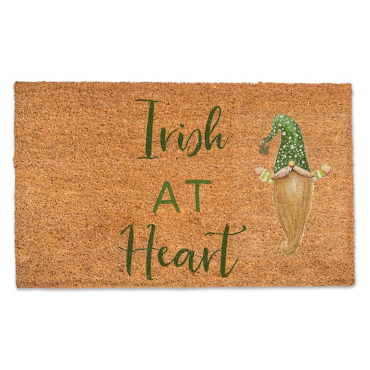 Irish At Heart Doormat, 30&#x22; x 18&#x22;